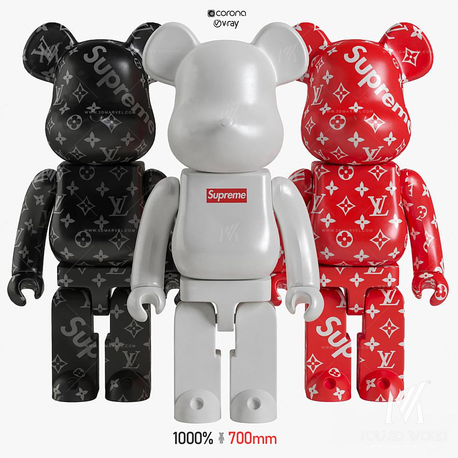 Bearbrick Supreme Set